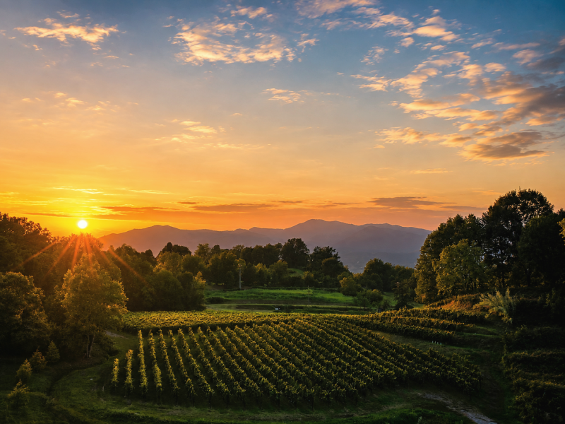 Tramonto dal Santuario