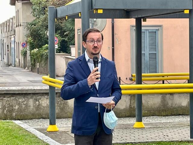 Consigliere e presidente commissione affari sociali Matteo Beretto .